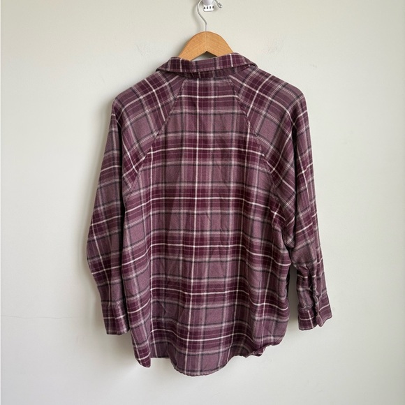 American Eagle Oversized Fit Flannel Shirt SMALL - Picture 3 of 3